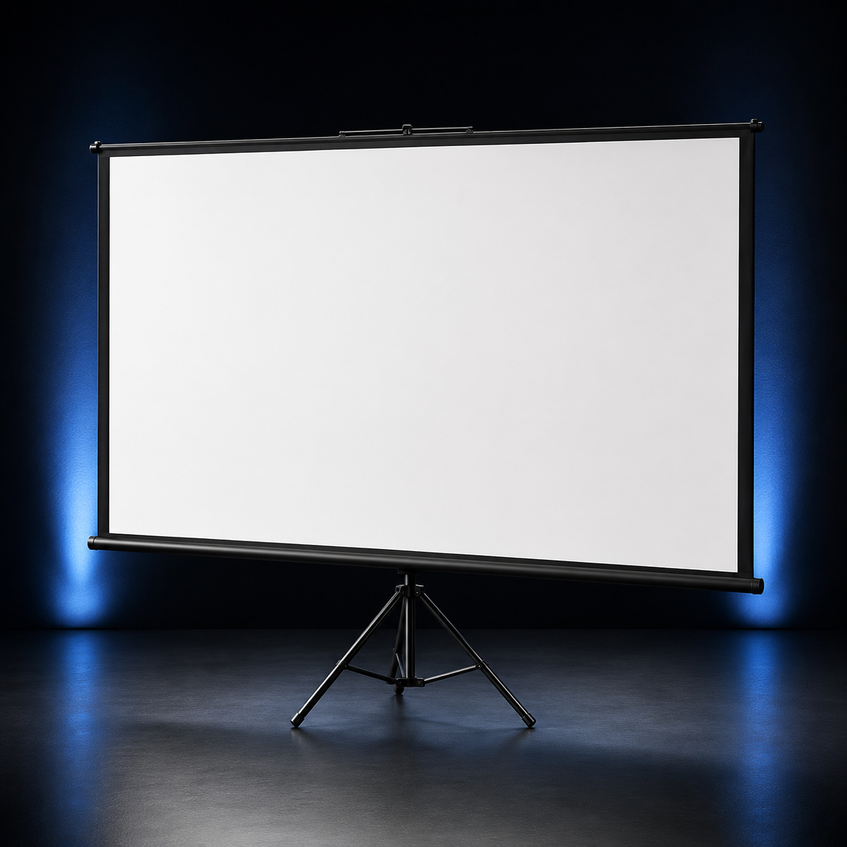 Écran Video projecteur sur Trépied 110” 16:9 Portable Intérieur Extérieur