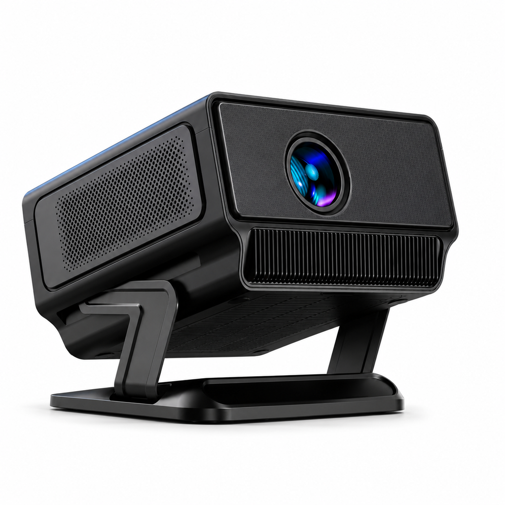 Video projecteur Android 14 1080p natif 8K/4K 1200 ANSI Wi-Fi 6 autofocus IA - VIDOVEX A8