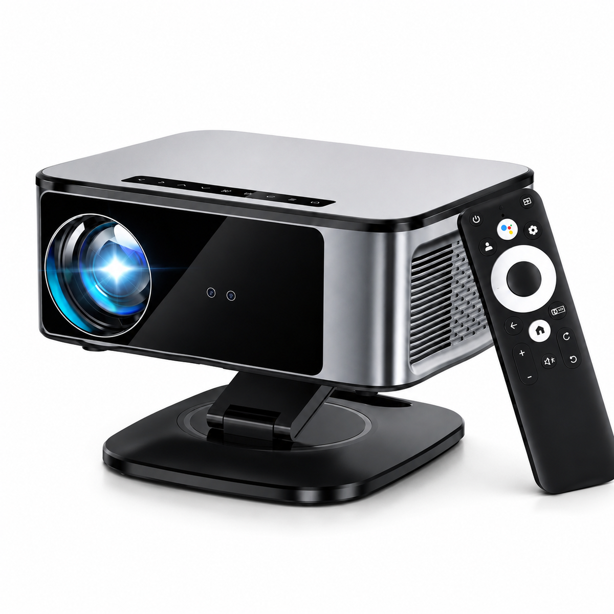 Video Projecteur Android 4K UHD Full HD 1080P WiFi 6 Bluetooth 5.3 Autofocus TOF 3000 ANSI Home Cinéma - T10PRO