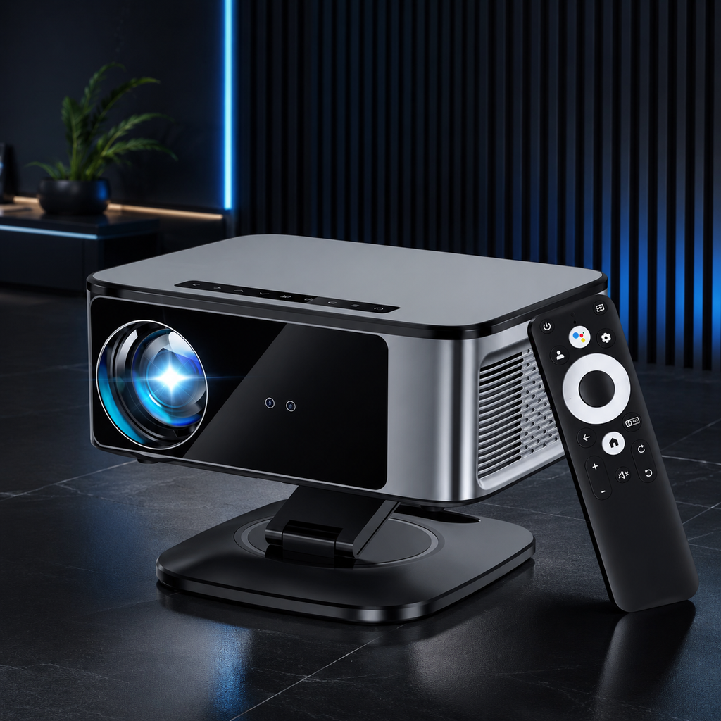 Video Projecteur T10PRO Android 4K UHD Full HD 1080P WiFi 6 Bluetooth 5.3 Autofocus TOF 3000 ANSI Home Cinéma