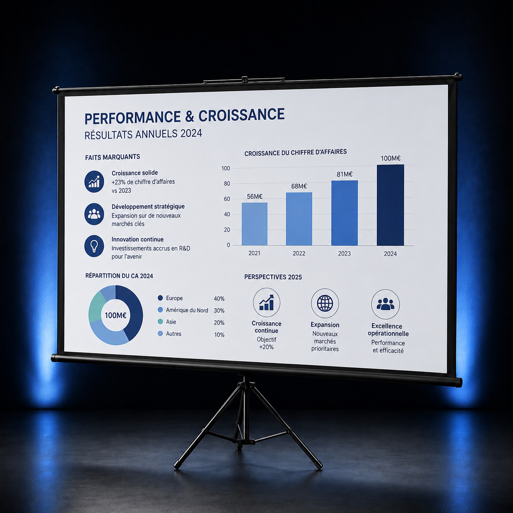 Écran Video projecteur sur Trépied 110” 16:9 Portable Intérieur Extérieur