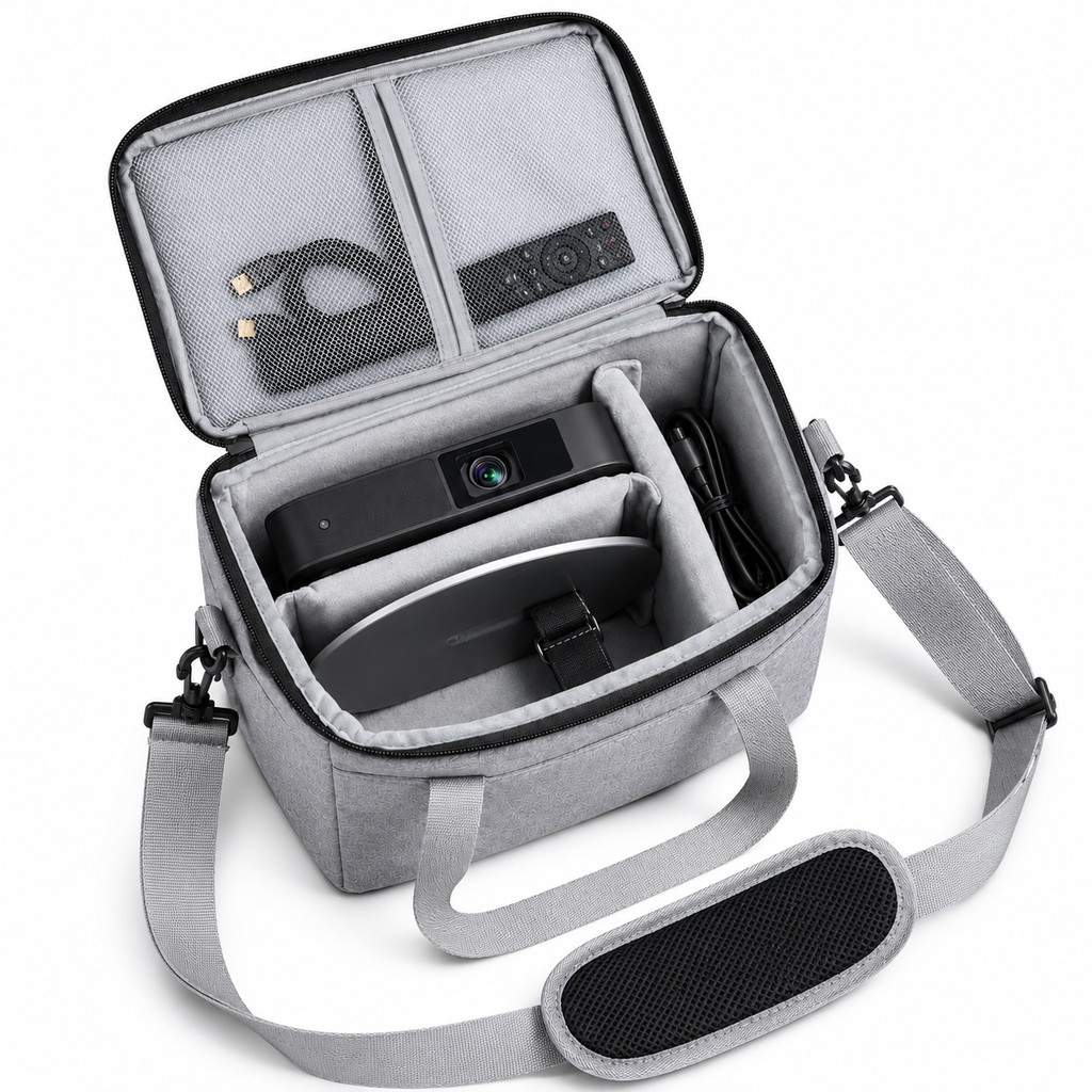 Sac de rangement pour vidéoprojecteur, bandoulière renforcée