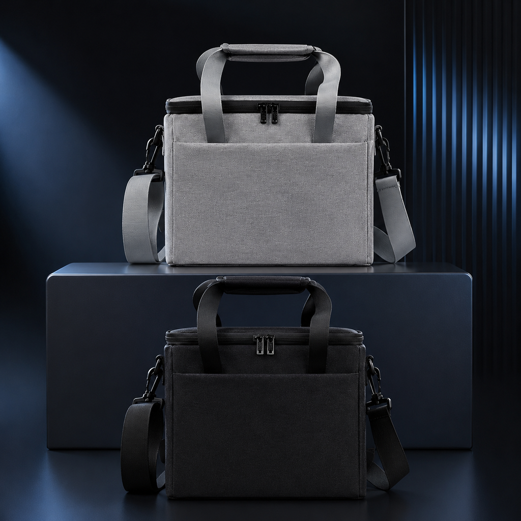 Sac de rangement pour vidéoprojecteur, bandoulière renforcée