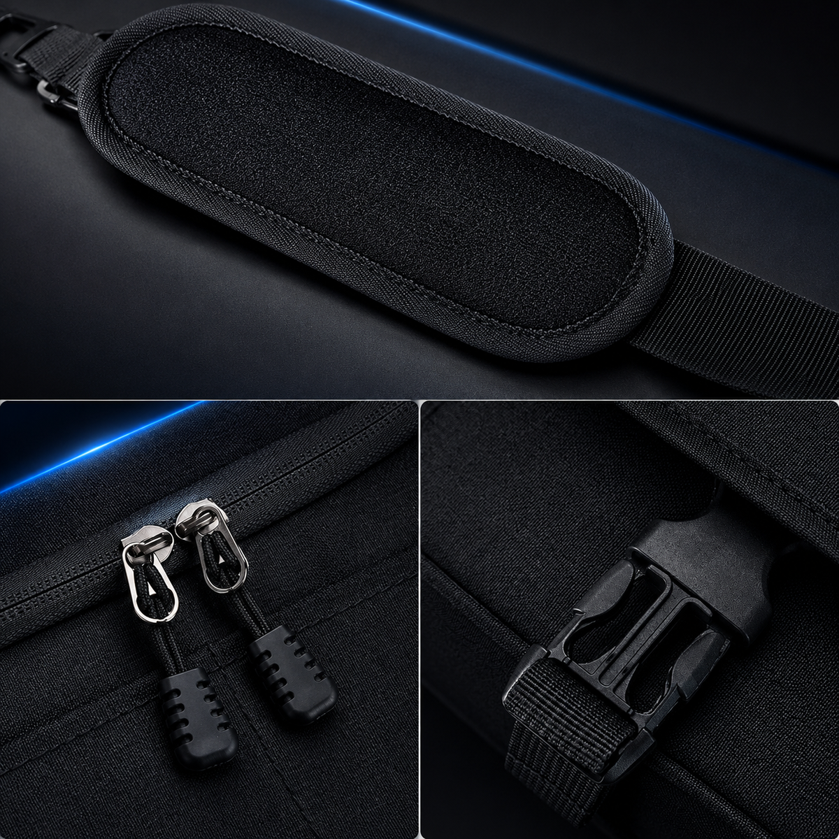 Sac de transport noir antichoc pour vidéo projecteur HY350max