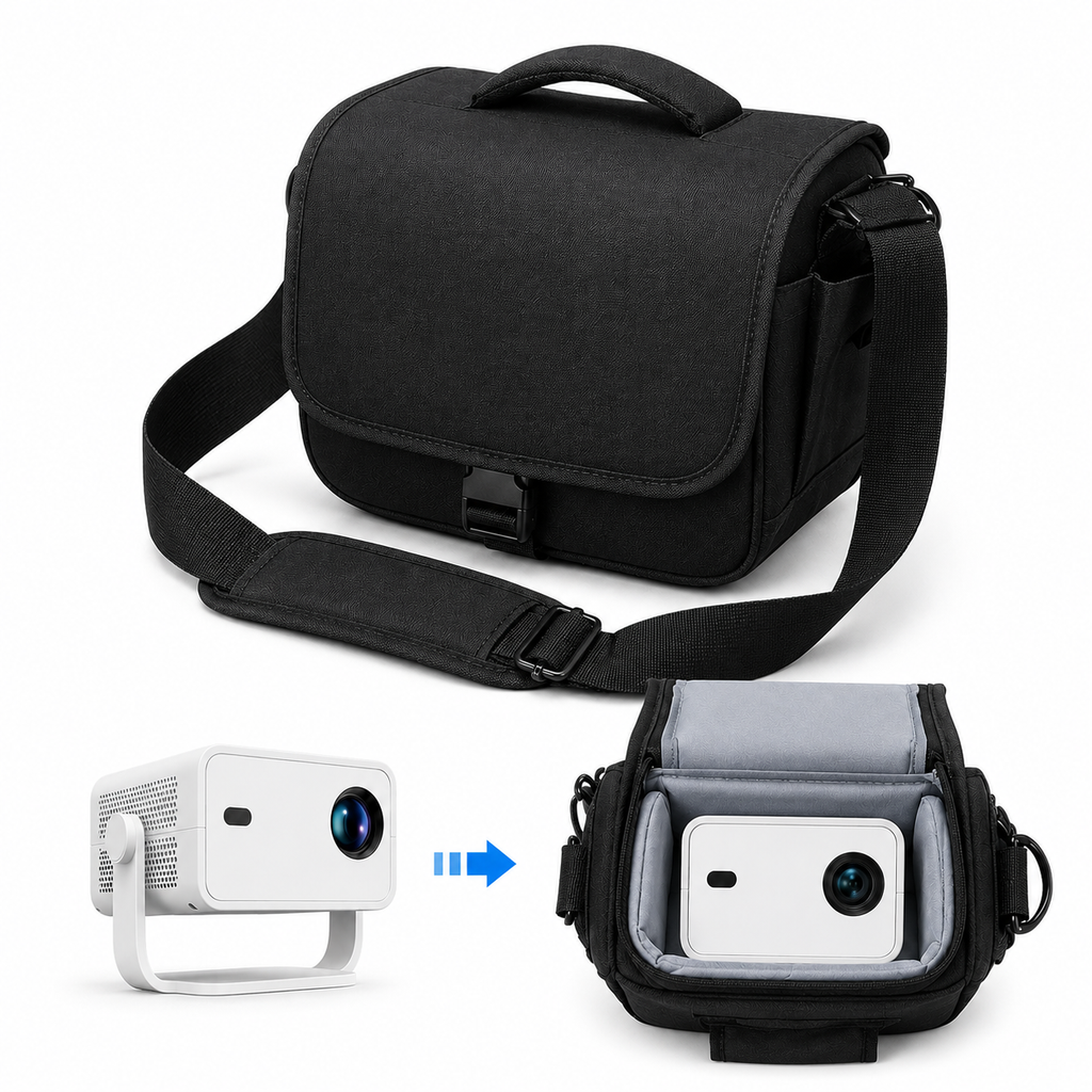 Sac de transport noir antichoc pour vidéo projecteur HY350max