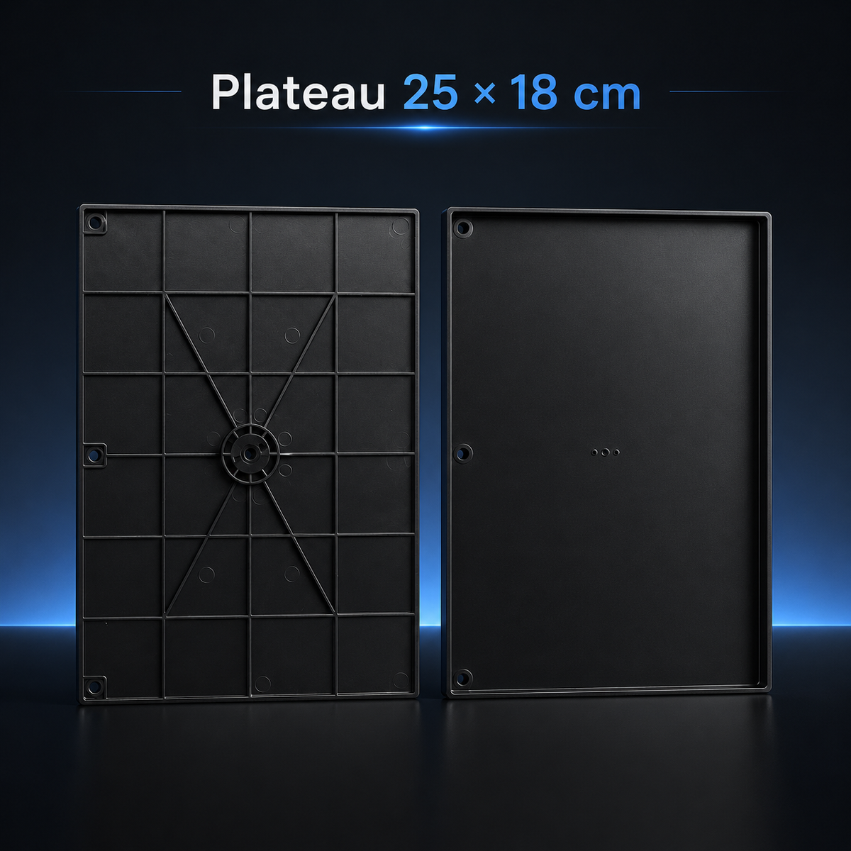 Support vidéoprojecteur réglable avec plateau antidérapant pour sol et bureau